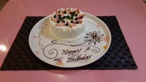 鹿児島 デイサービス スター倶楽部　誕生ケーキ１