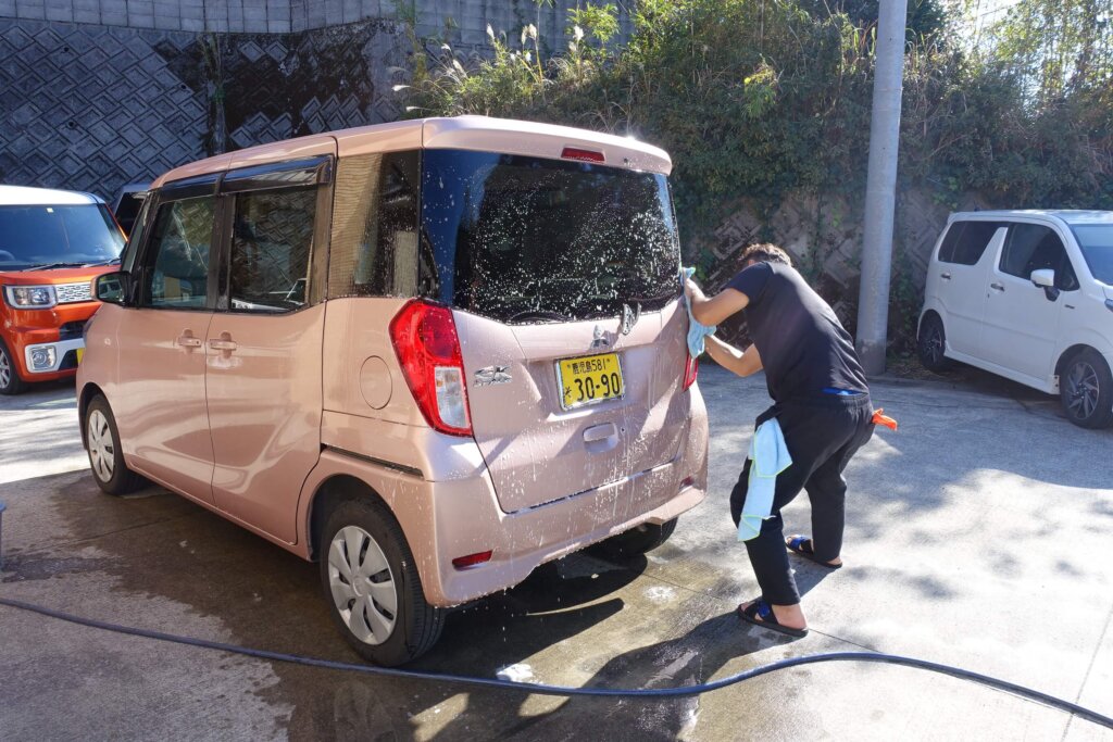 鹿児島スター俱楽部よしの　送迎車両　洗車