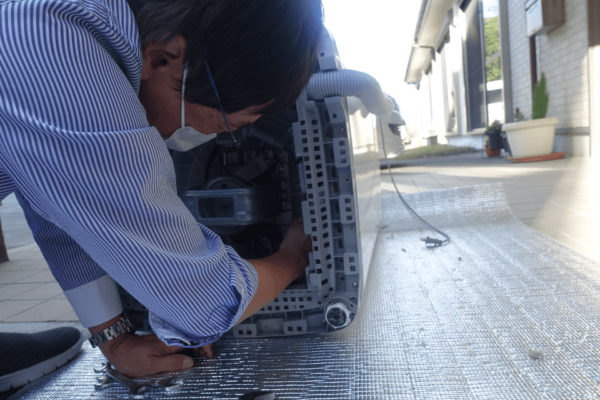 鹿児島ディサービス　洗濯機　修理