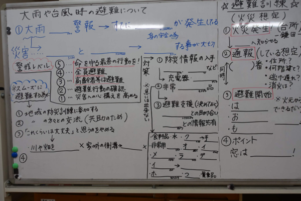 鹿児島デイサービス　避難訓練　防災