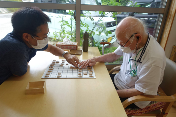 鹿児島ディサービス　将棋　趣味活動