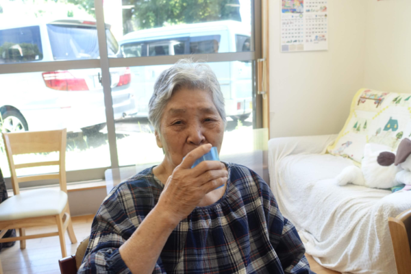 鹿児島ディサービス　水分補給　時間