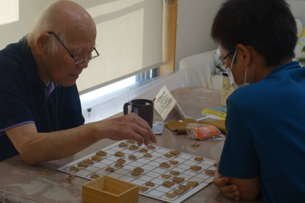 鹿児島ディサービス　レク活動　将棋