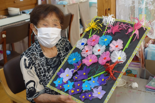 鹿児島デイサービス　創作活動　秋