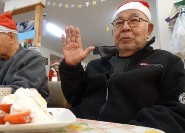 鹿児島　デイサービス　クリスマス会　イベント　ケーキ