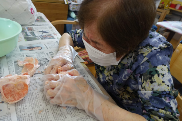 鹿児島ディサービス　ボンタン　取り出し