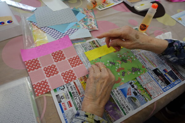 鹿児島　デイサービス　創作活動　鯉のぼり