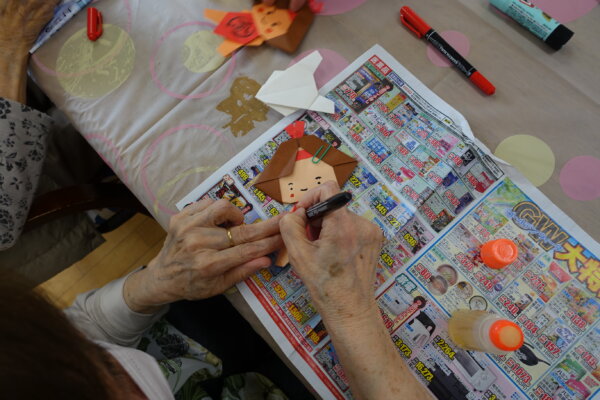 鹿児島　デイサービス　創作活動　金太郎　端午の節句
