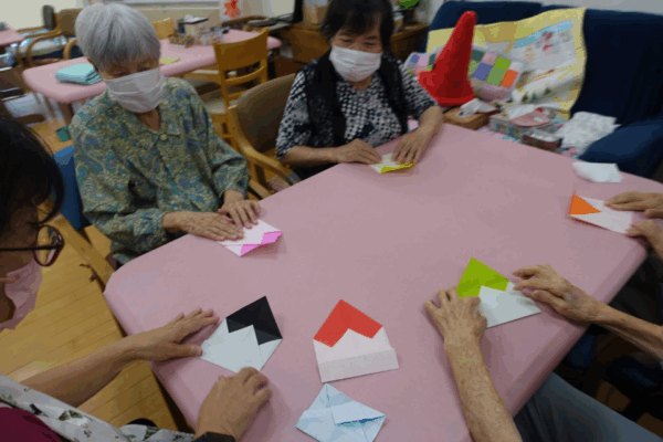 鹿児島デイサービス ハロウィン 創作活動