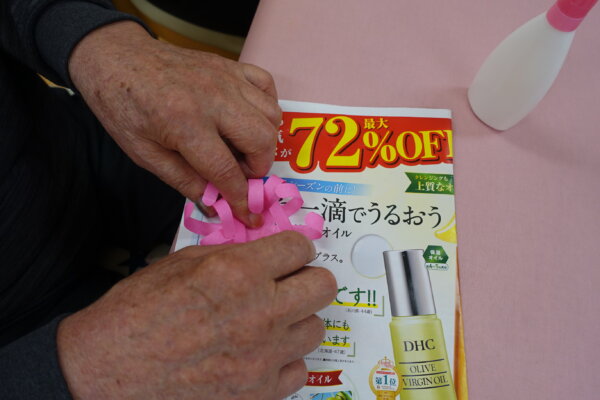 鹿児島　デイサービス　創作活動　菊