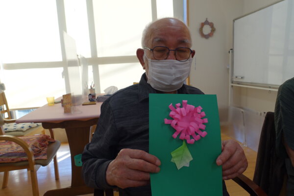 鹿児島　デイサービス　創作活動　菊