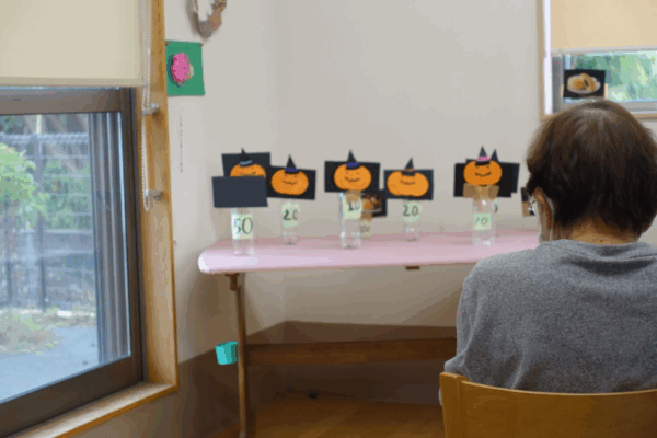 鹿児島デイサービス レク活動 射的大会