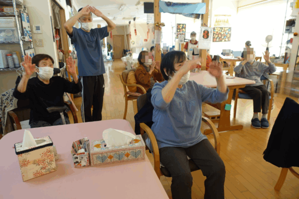 鹿児島デイサービス　おはら祭　踊り