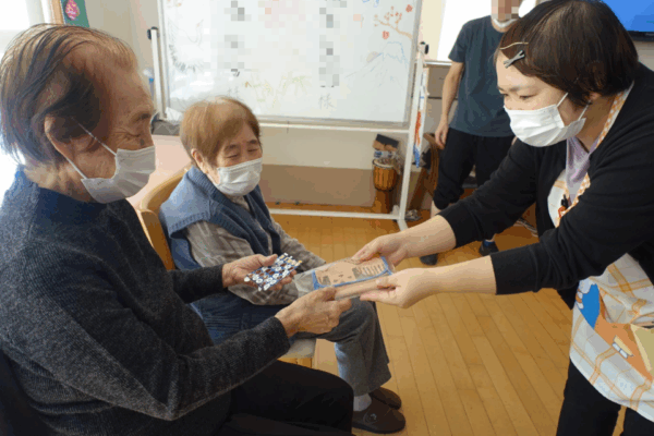 鹿児島デイサービス　誕生日会　ビンゴ