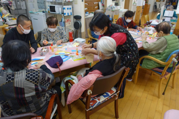 鹿児島デイサービス 創作活動 絵馬