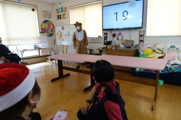 鹿児島デイサービス　クリスマス会　ビンゴ