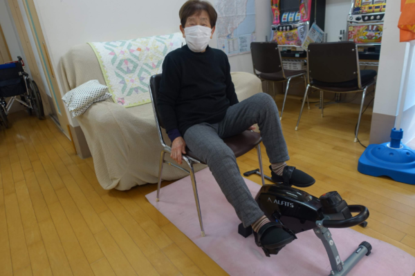 鹿児島ディサービス　マシントレーニング　リハビリ