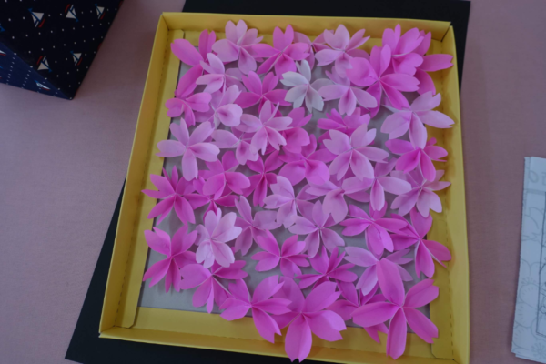 鹿児島ディサービス　創作活動　桜