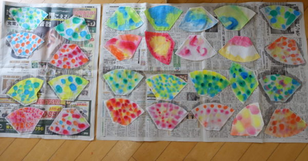 鹿児島ディサービス 創作活動 鯉のぼり