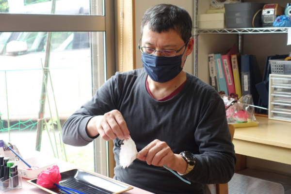 鹿児島ディサービス　母の日　プレゼント作成