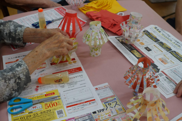 鹿児島ディサービス 創作活動 七夕