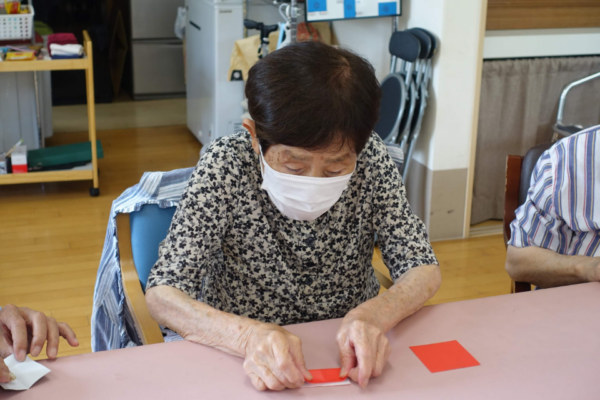 鹿児島ディサービス　創作活動　金魚