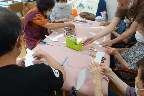 鹿児島ディサービス　創作活動　カモメ