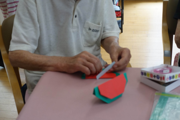 鹿児島ディサービス 創作活動 スイカ