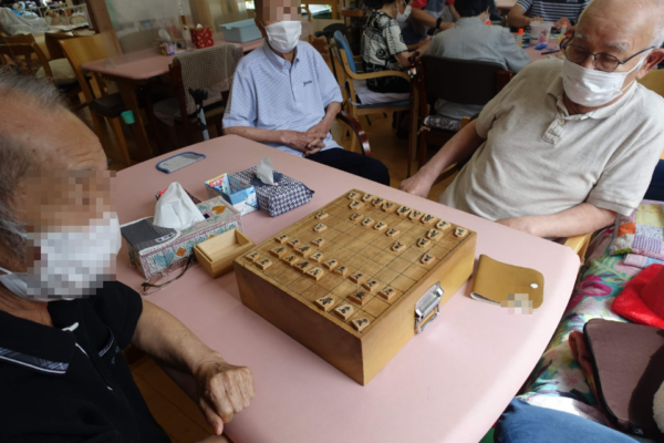 鹿児島ディサービス　将棋　趣味活動