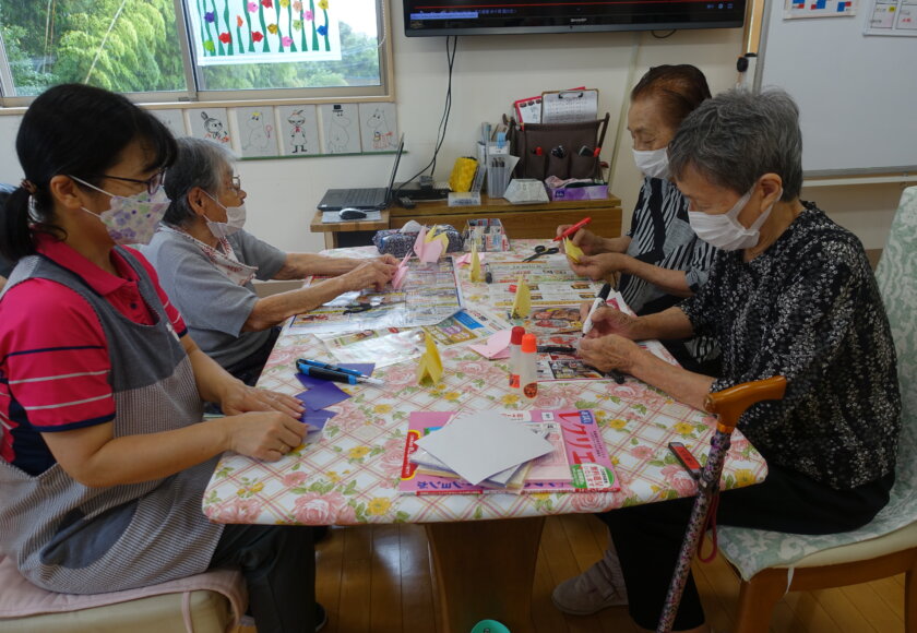 鹿児島スター俱楽部よしの　折り紙　活動