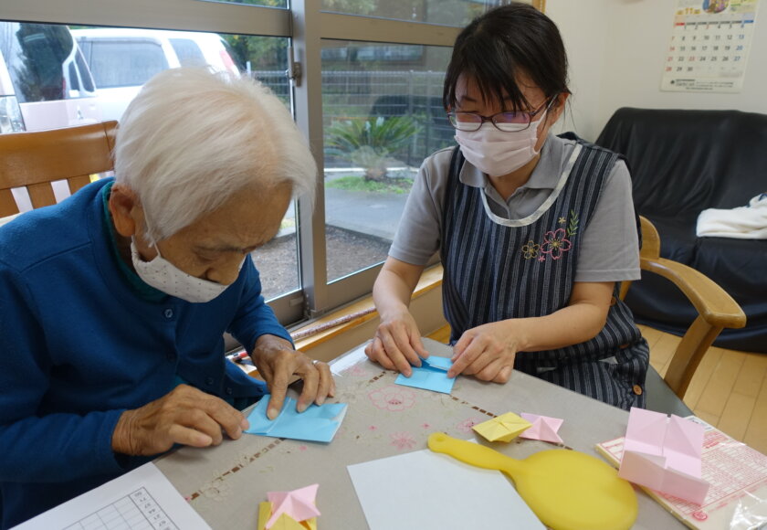 鹿児島スター俱楽部　活動　折り紙