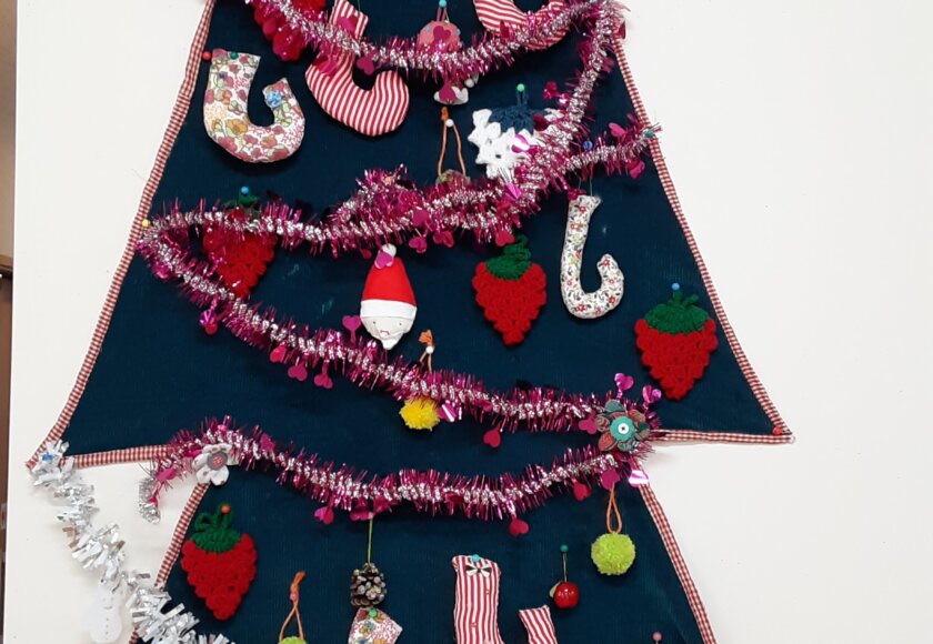 鹿児島 デイサービス 地域密着型通所介護事業 スター倶楽部　クリスマス飾り