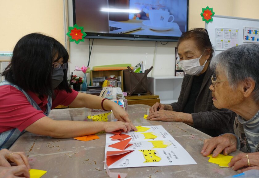 鹿児島スター俱楽部よしの　手作り　折り紙