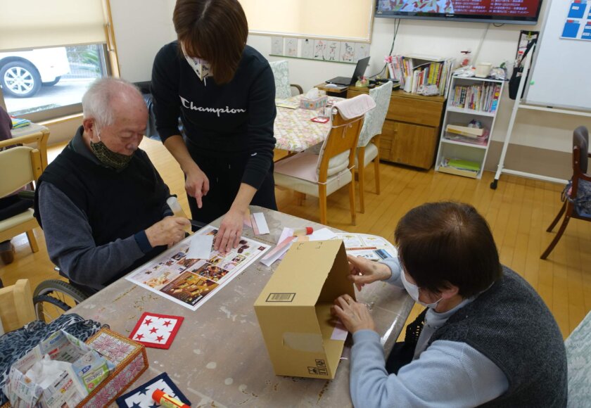 鹿児島スター俱楽部　２月　節分準備