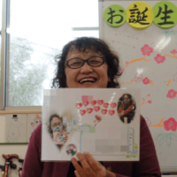 鹿児島スター俱楽部 誕生日会 メッセージカード