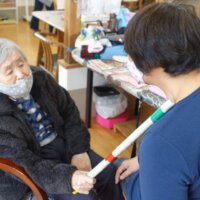 鹿児島ディサービス 活動 肩たたき