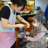 鹿児島ディサービス お雛様 飾り付け