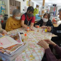 鹿児島ディサービス　創作活動　雛祭り