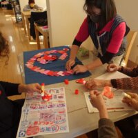 鹿児島ディサービス　創作活動　バレンタイン