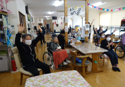 鹿児島ディサービス 全体体操 訓練