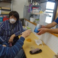 鹿児島ディサービス　炊事場　カウンター