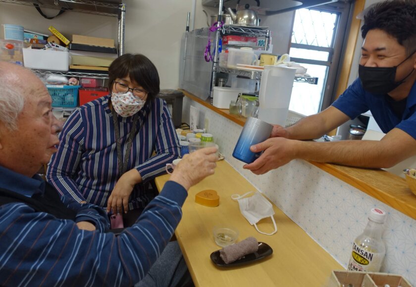 鹿児島ディサービス 炊事場 カウンター