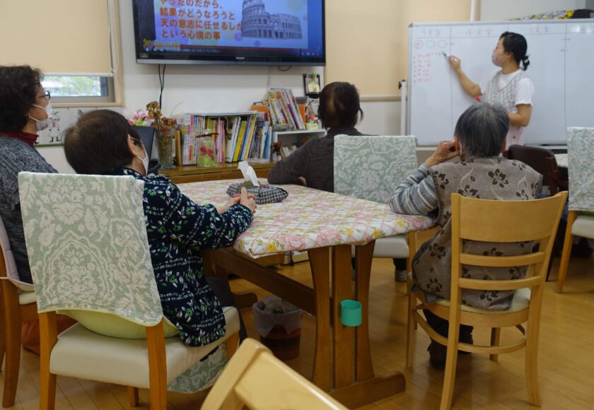 鹿児島ディサービス　脳トレ　活動