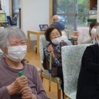 鹿児島ディサービス 棒キャッチ体操 活動