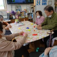 鹿児島ディサービス 折り紙 創作活動