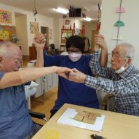 鹿児島ディサービス　脳トレパズル　活動