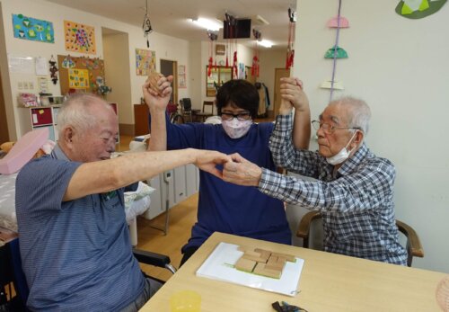 鹿児島ディサービス 脳トレパズル 活動