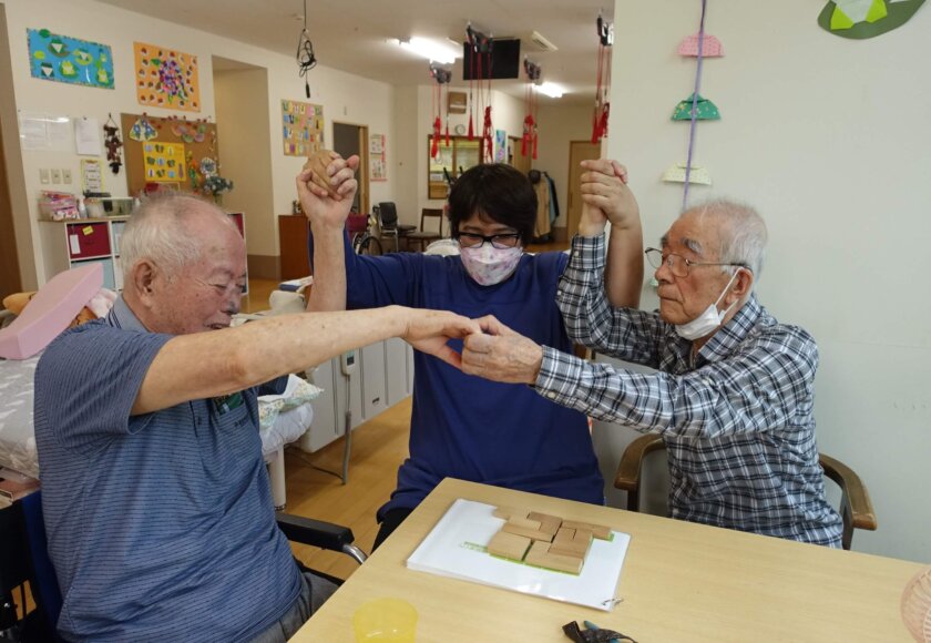 鹿児島ディサービス 脳トレパズル 活動