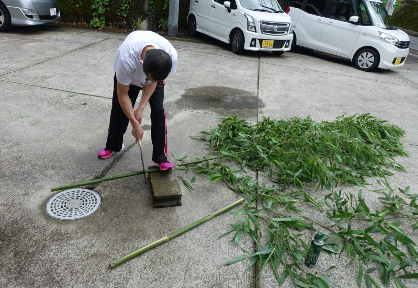 鹿児島デイサービス スター倶楽部よしの 飾り作り 七夕