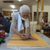 鹿児島ディサービス　創作活動　線引き